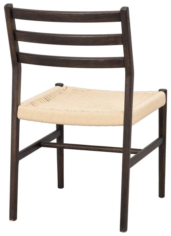 Трапезни столове в комплект от 2 бр. естествени/тъмнокафяви Harlan – Rowico