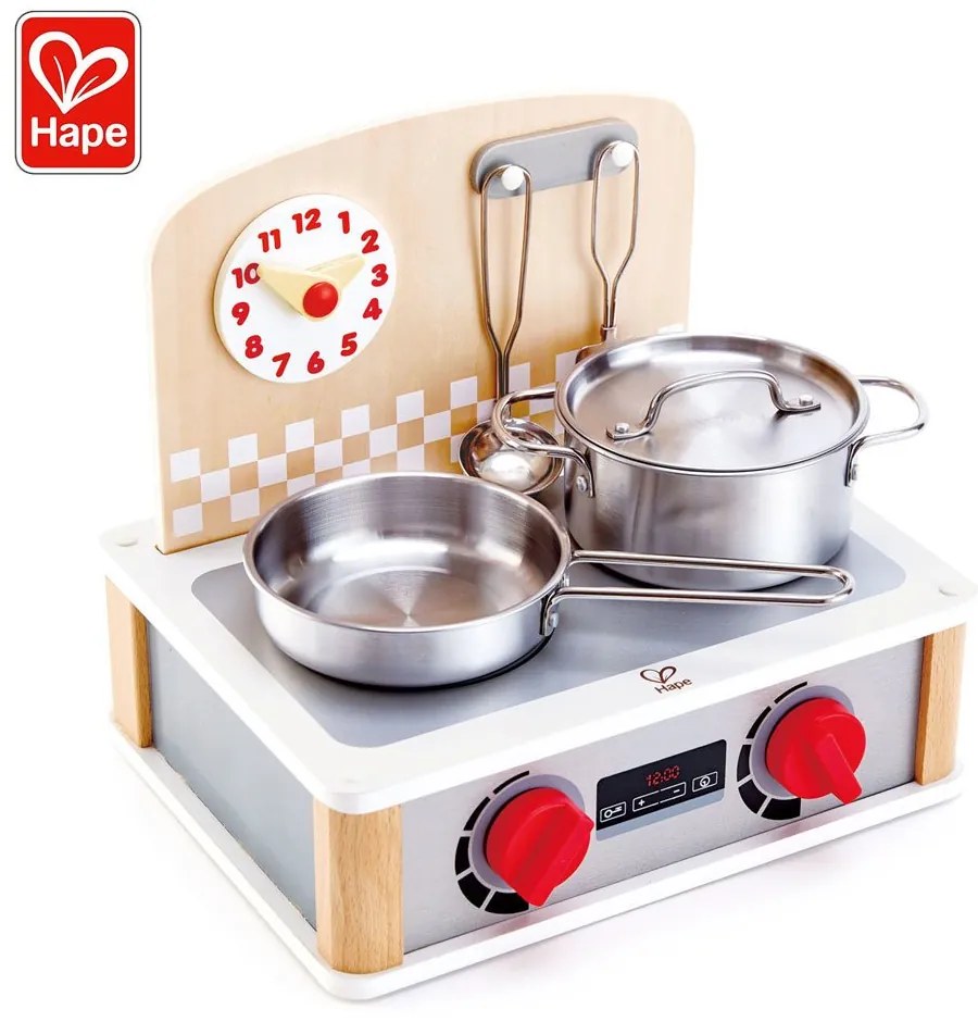 Hape - Дървена мини кухня 2в1 H3151