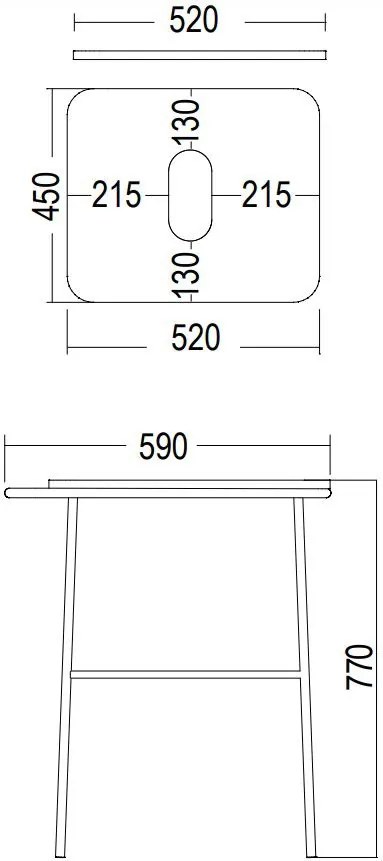 Комплект за баня Fuji 60-33 x 33 cm.-White