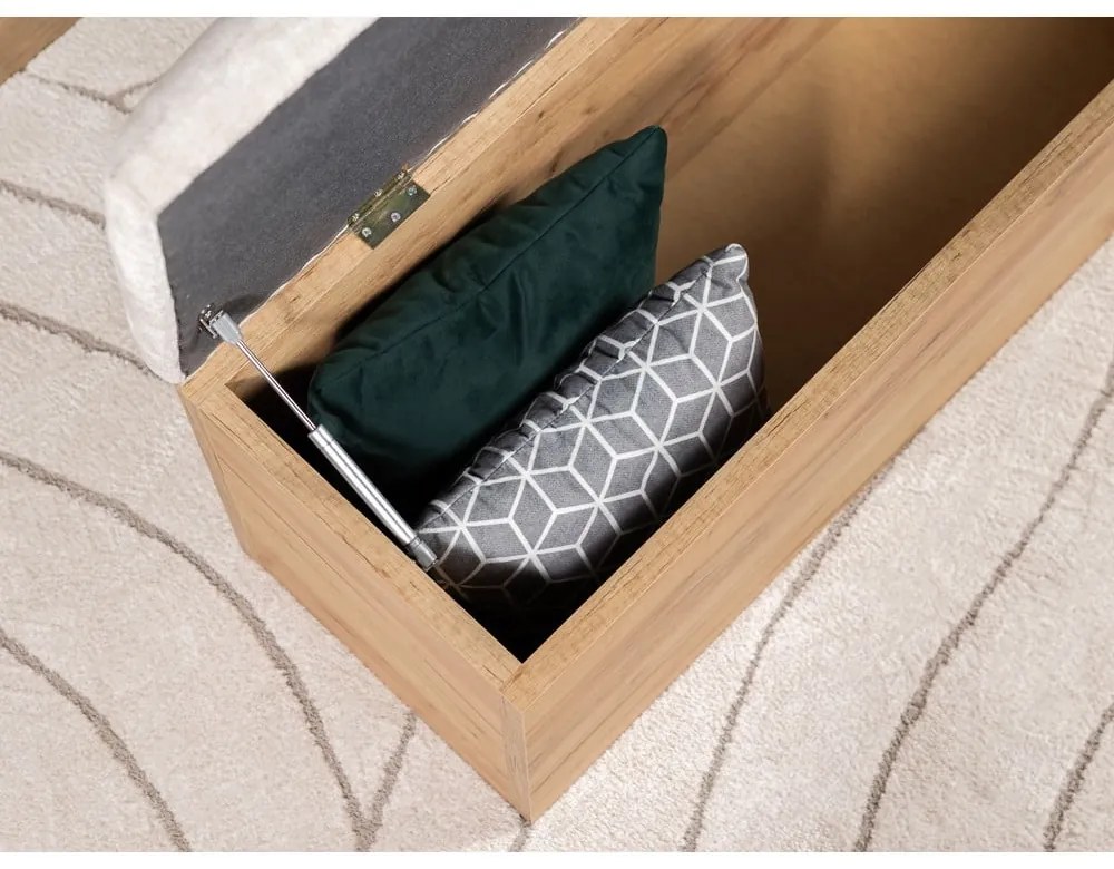 Светлосива и естествена пейка Kumo – Bobochic Paris