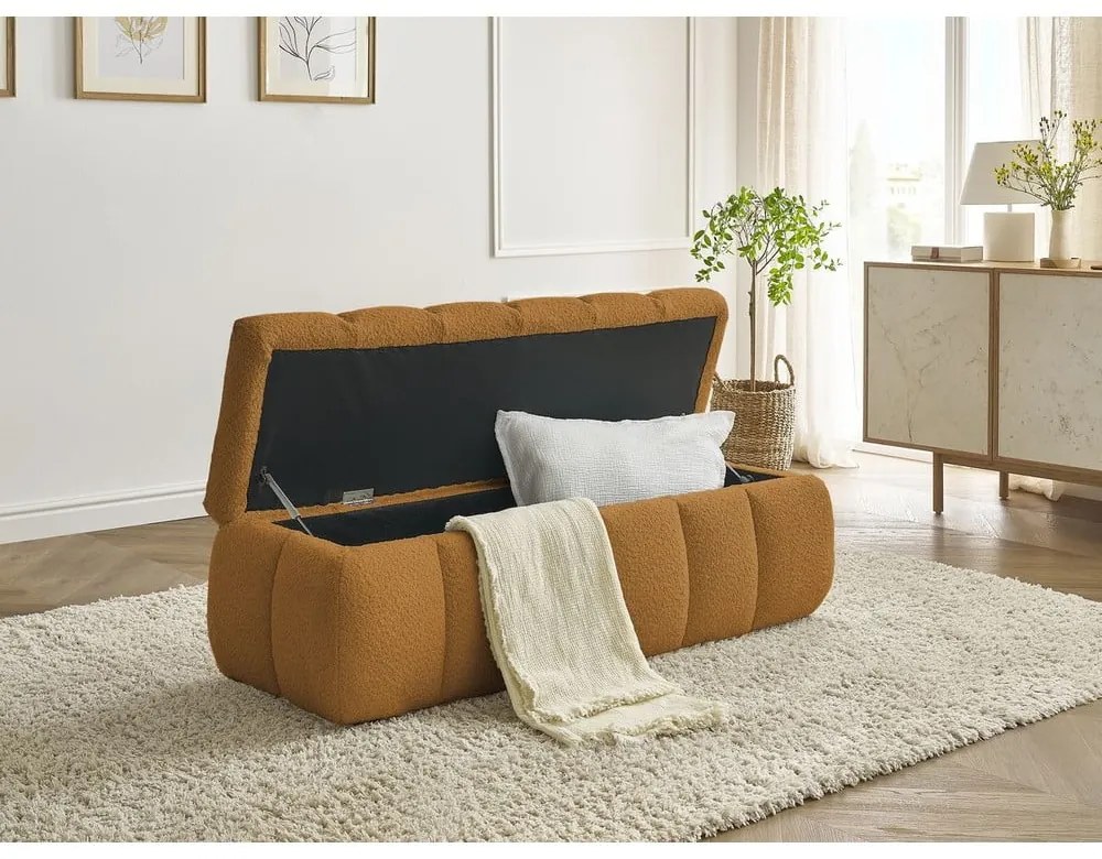 Пейка от букле в цвят горчица Mont Blanc – Bobochic Paris