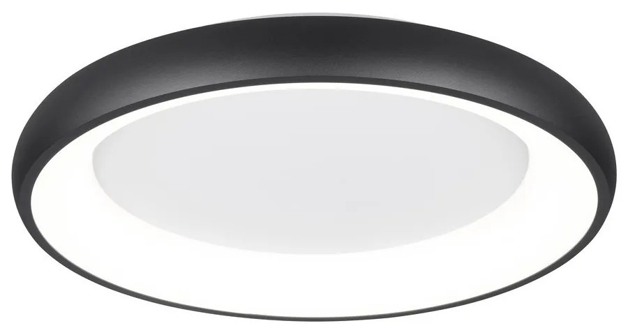 Черно LED затъмняващо се осветително тяло за таван Cardona – Trio