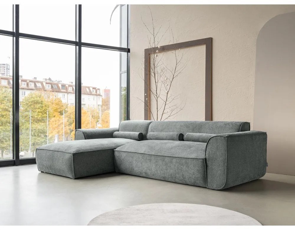 Зелен ъглов диван (ляв ъгъл) Flex Felix – Miuform