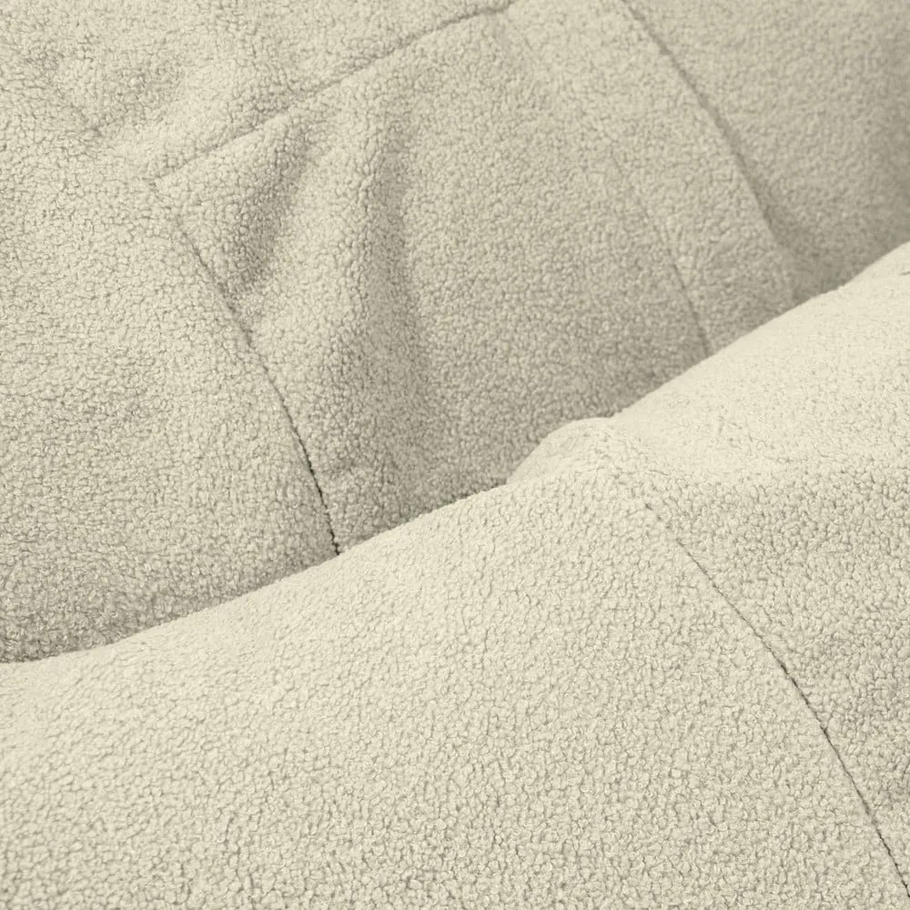 Светлосив пуф от букле Roll 105 – SLOWDOWN