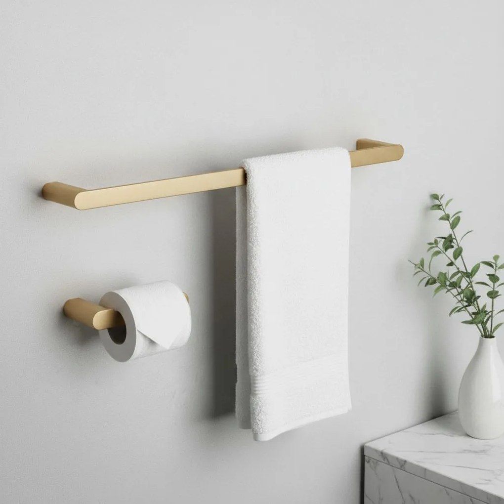 Комплект аксесоари за баня Mati Brush Gold  4 части