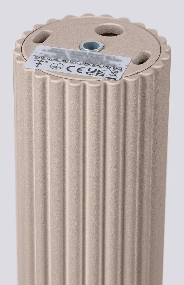 Кафяво-сив метален прожектор Gleam – Sollux