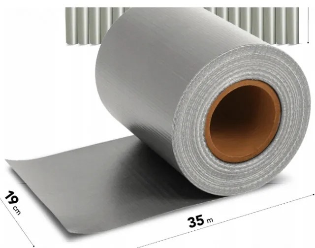 Светлосива лента за ограда 19 cm x 35 m - 1 бр.