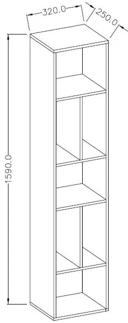 Вертикален шкаф Toldo-Leuko