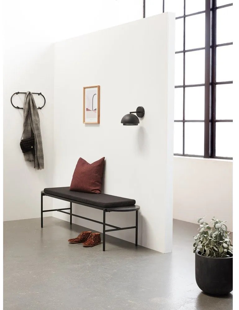 Черна пейка Norm – Hübsch