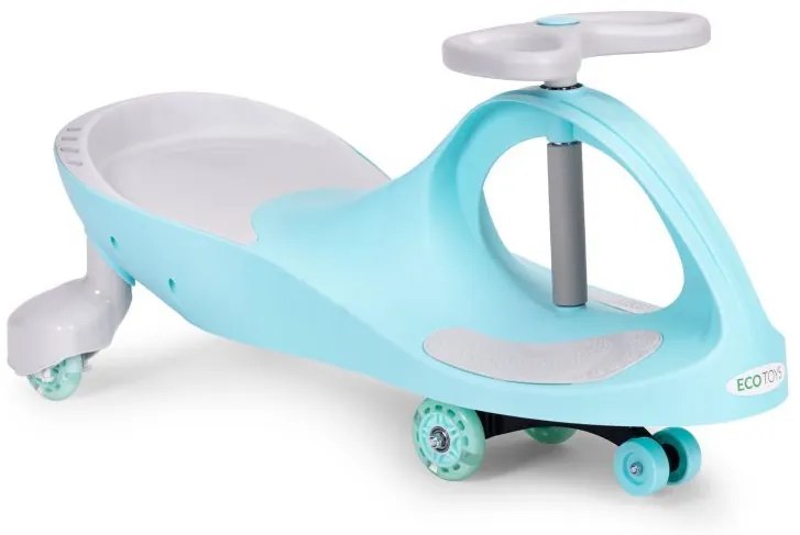 Гравитационен скутер с леки колела - светлосин