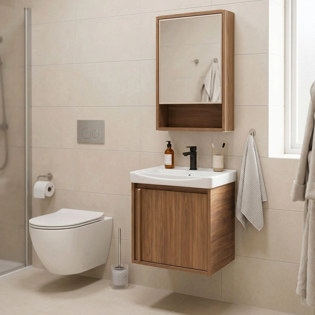 Комплект мебели за баня с мивка Gama T25023 HHL 50CM