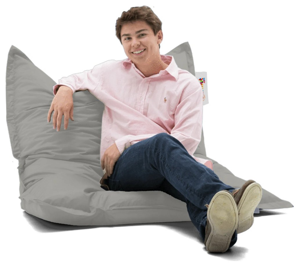 Градински пуф Cushion Pouf 100x100, цвят Сив