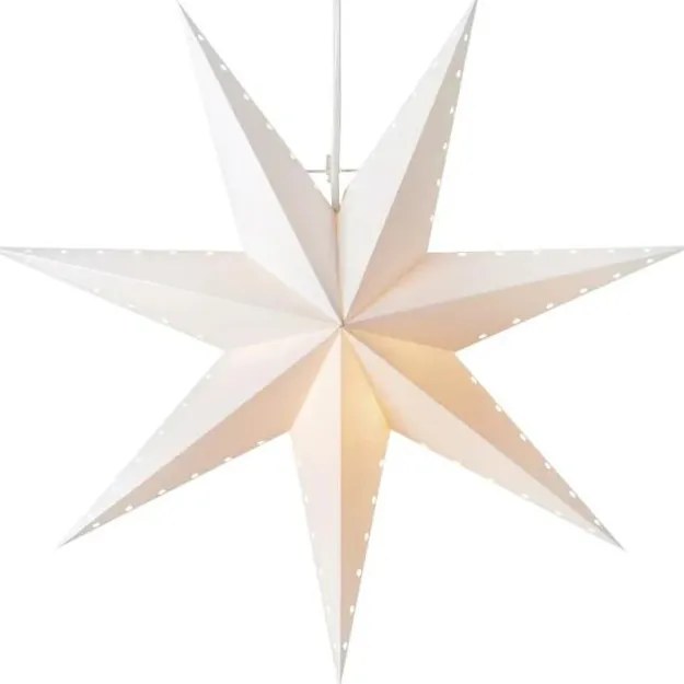 Markslöjd 705926 - Коледна декорация LIVELY 1xE14/6W/230V Ø 45 см бяла