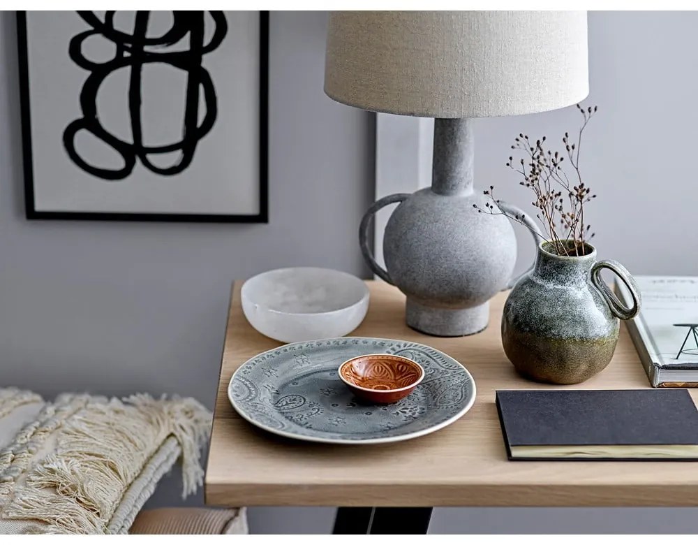 Сиво-бежова настолна лампа Kean - Bloomingville