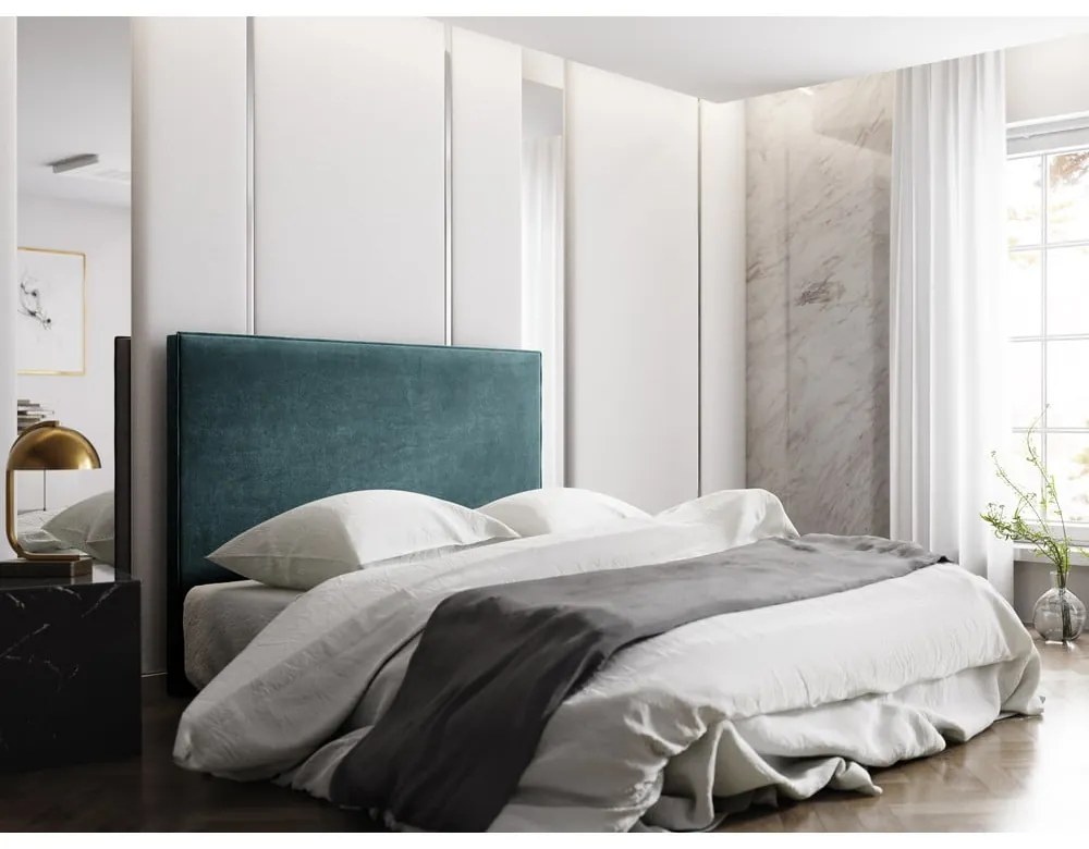 Табла за легло в петролен цвят 140x120 cm Natalia – Milo Casa