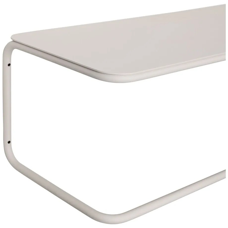 Бяла метална стенна закачалка с рафт Welcome – Hübsch