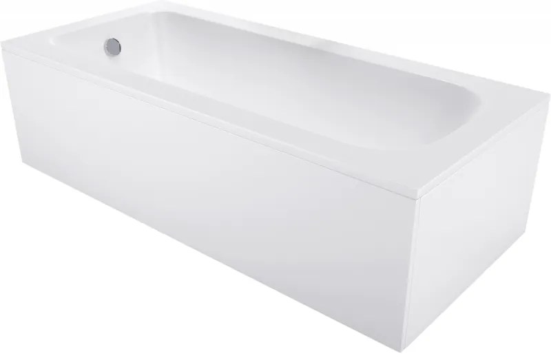 Mexen Vega правоъгълна вана 130 x 70 cm с облицовка, бяла - 55011307000X