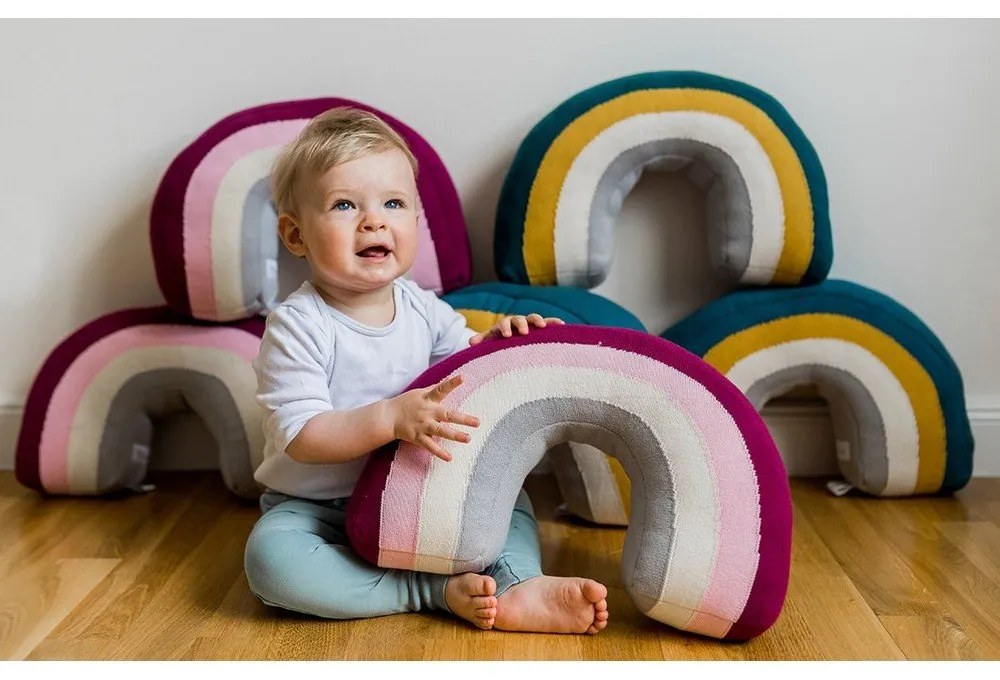 Памучна бебешка възглавница , 40 x 30 cm Alma - Kindsgut