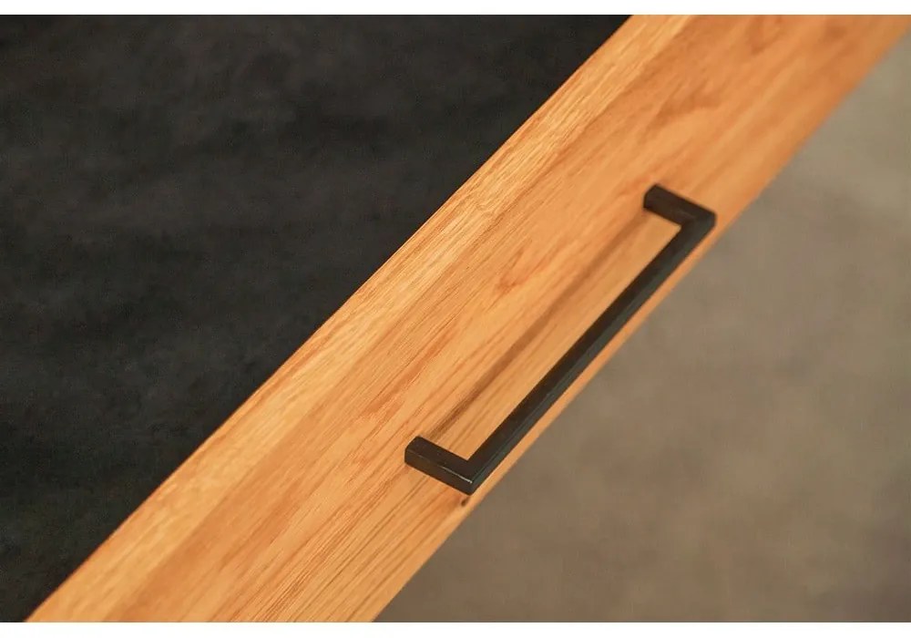 Гардероб от дъбова дървесина в естествен цвят 97x196 cm Abies - The Beds