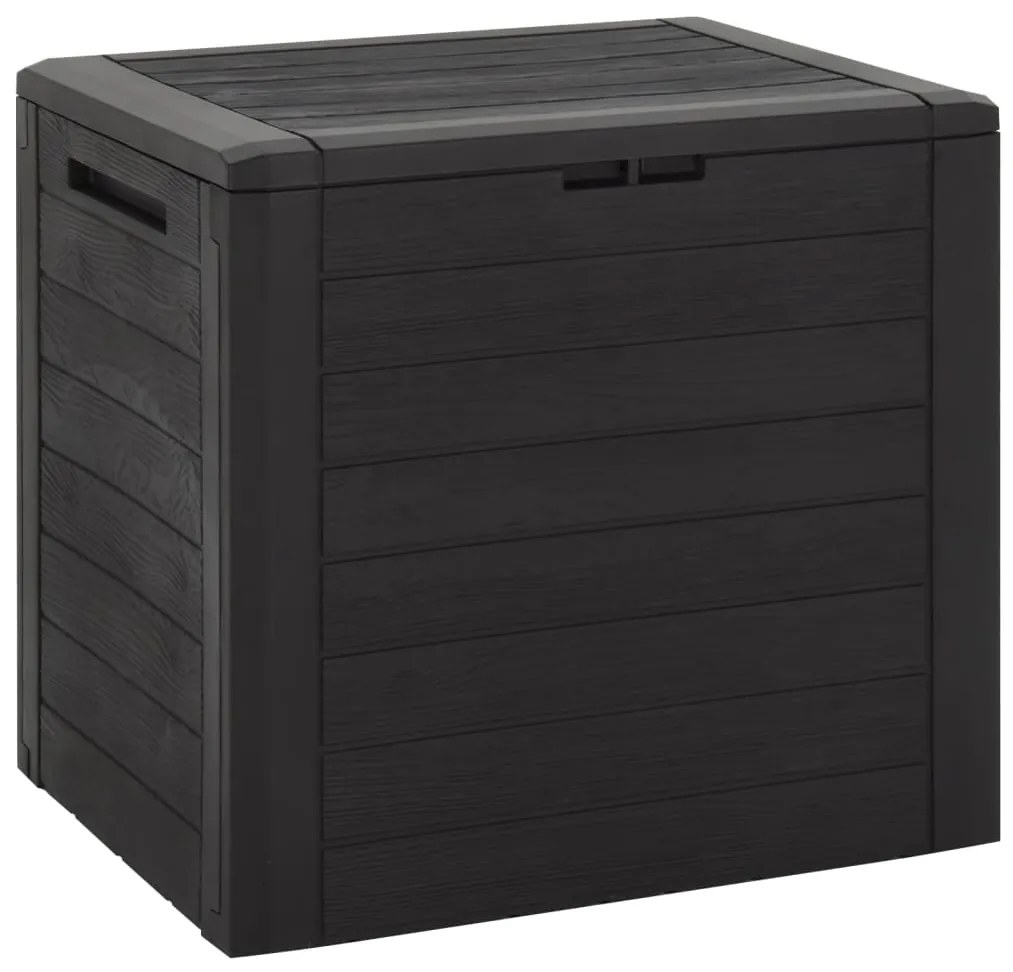 Sonata H Градински сандък за съхранение кафяв 58,5x46x55 см полипропилен