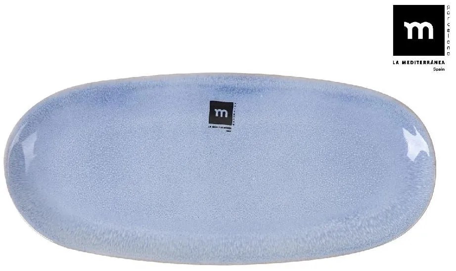Плато овал LA MEDITERRANEA Macarella Blue, Порцелан - 33x15 cm