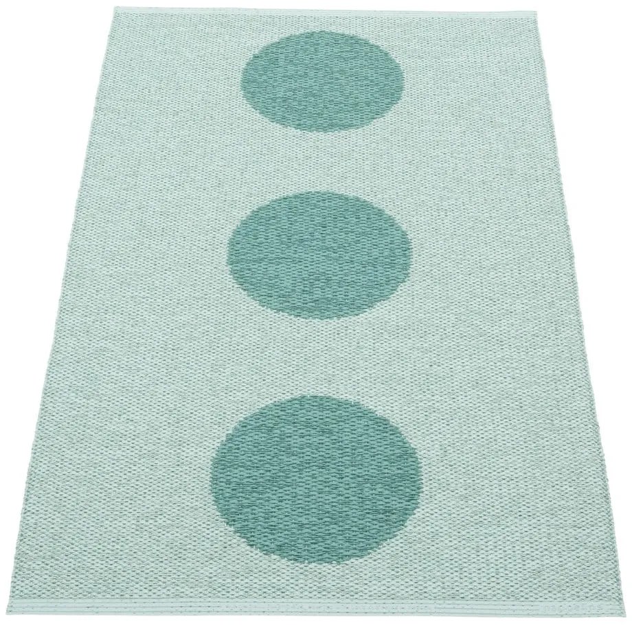 Тюркоазен килим за открито и закрито 70x120 cm Vera Pop Jade – Pappelina