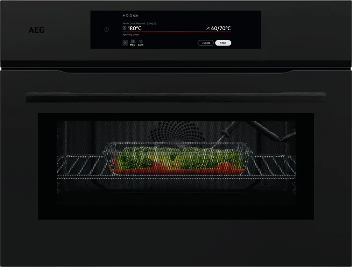 AEG NKK9N821T Компактна фурна с микровълни за вграждане