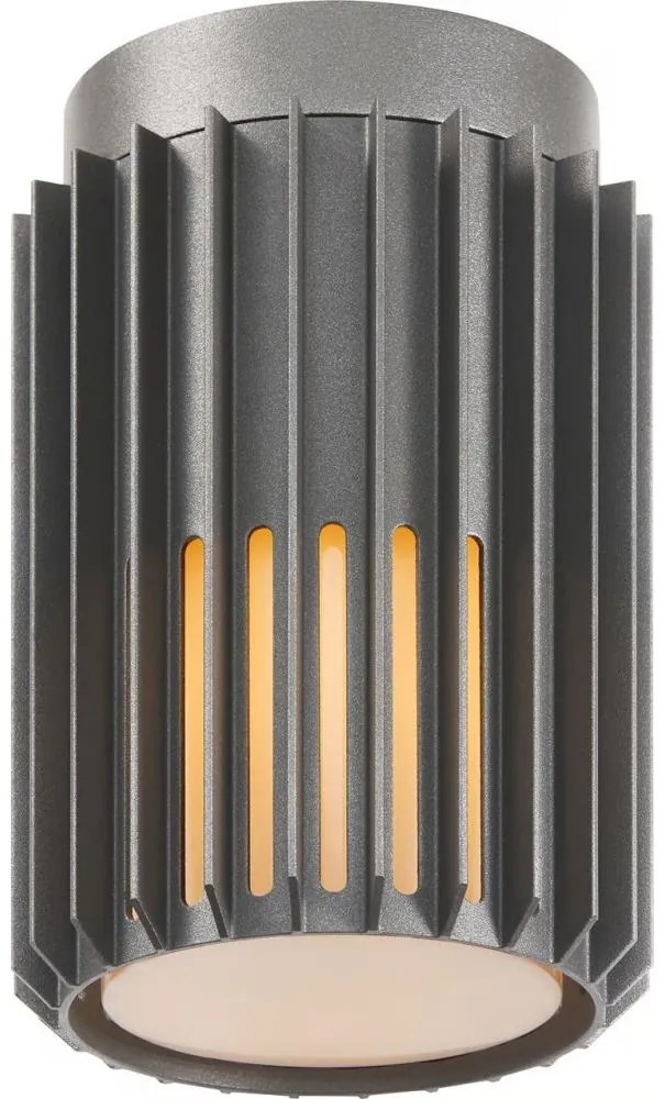 Nordlux - Екстериорна лампа за таван ALUDRA 1xE27/15W/230V антрацит