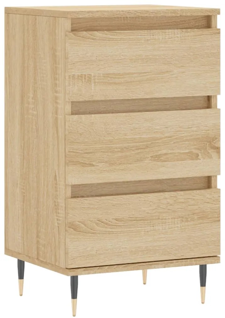 831087 vidaXL Бюфет дъб сонома 40x35x70 см инженерно дърво