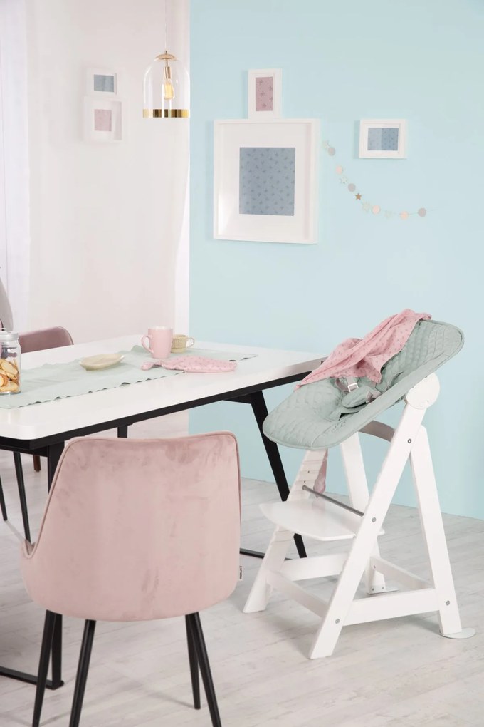 Трапезен стол Lina 2 σε 1-White-Green