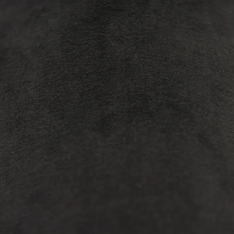 Кадифен абажур черен 18/18/14 със златист интериор