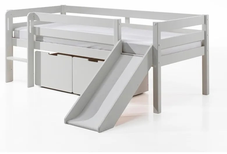 Бели чекмеджета за под детско легло 2 бр Pino - Vipack