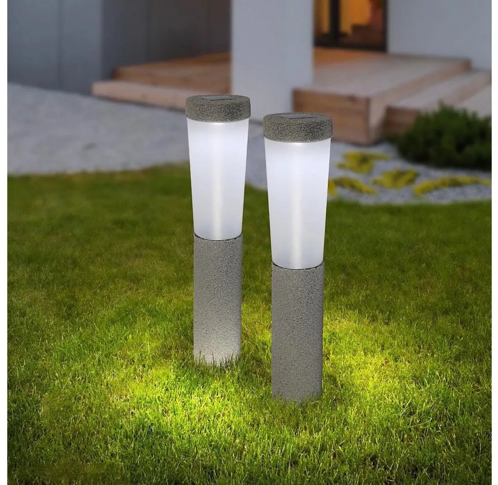 Globo 33785-2 - К-кт 2x LED Соларна лампа SOLAR LED/0,1W/3V 6000K IP44