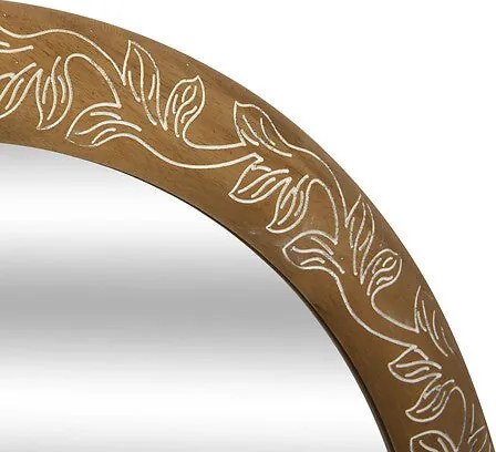 Огледало atmosphera Ethel, Гравирано дърво, 118×74 cm