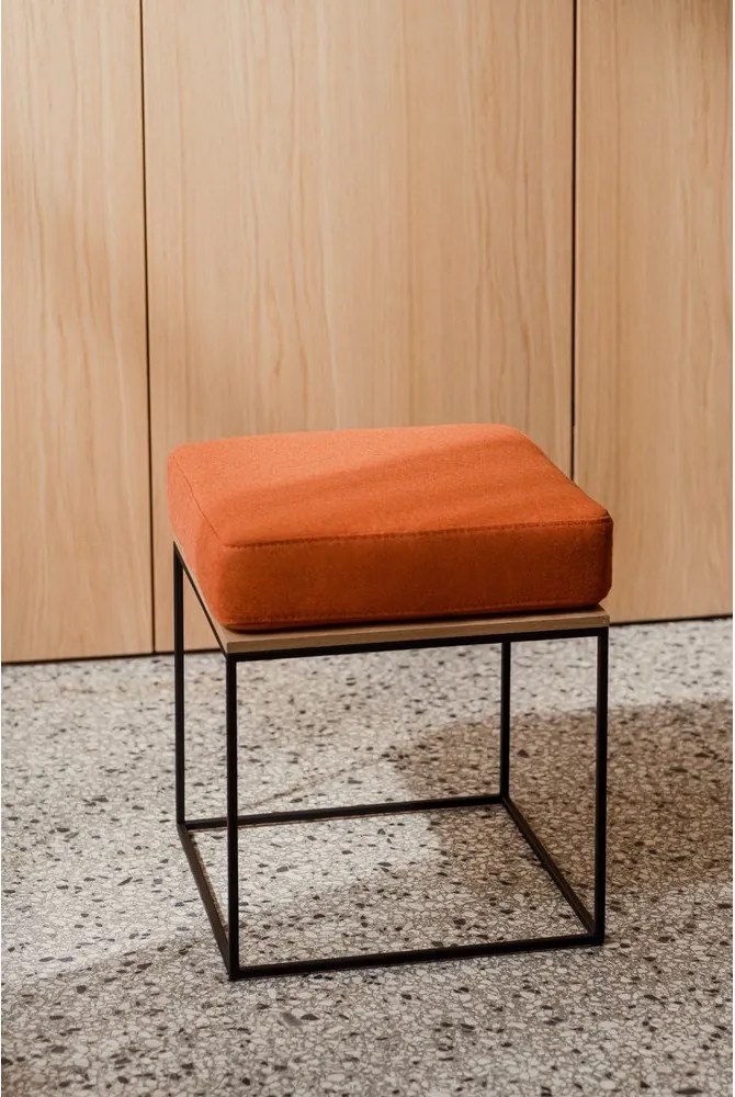 Черен тапициран стол Feo – noo.ma