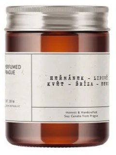 Ароматна свещ от соев восък време на горене 40 час #57 Chamomile, Linden, Birch – Perfumed Prague