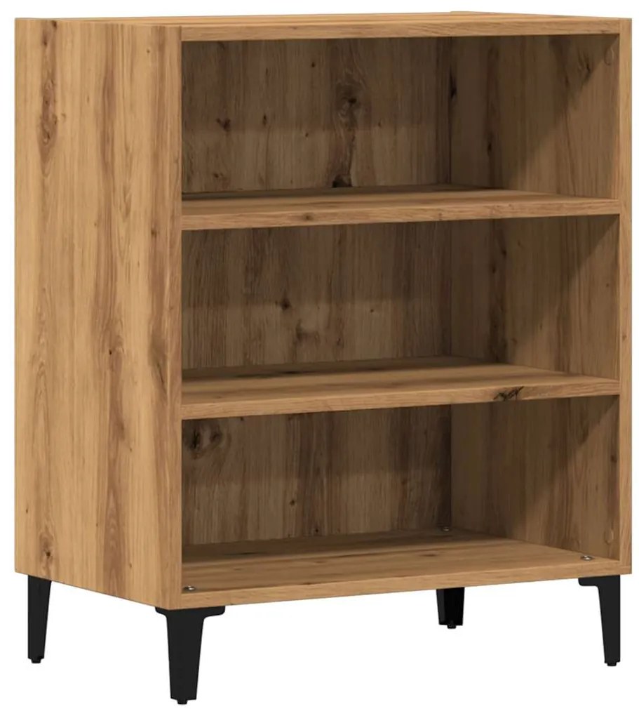 856475 vidaXL Сайдборд, дъб артизан, 57x35x70 см, инженерно дърво