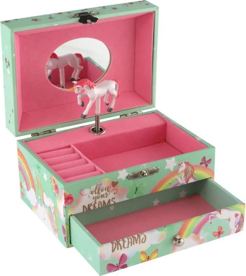 Музикална кутия за бижута „Еднорог”