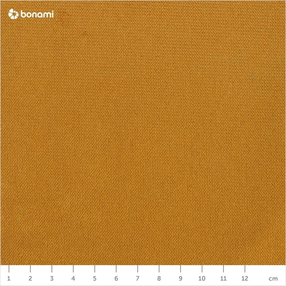 Жълт кадифен разтегателен ъглов диван (десен ъгъл) Lofty Lilly – Miuform