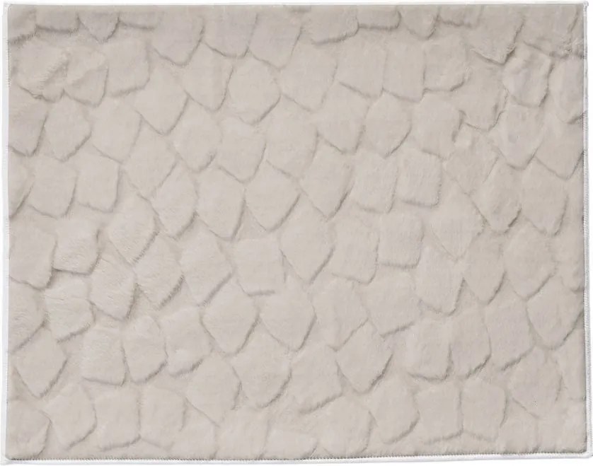 Бежови килими за баня в комплект 2 бр. 60x100 cm Rabbit – Foutastic