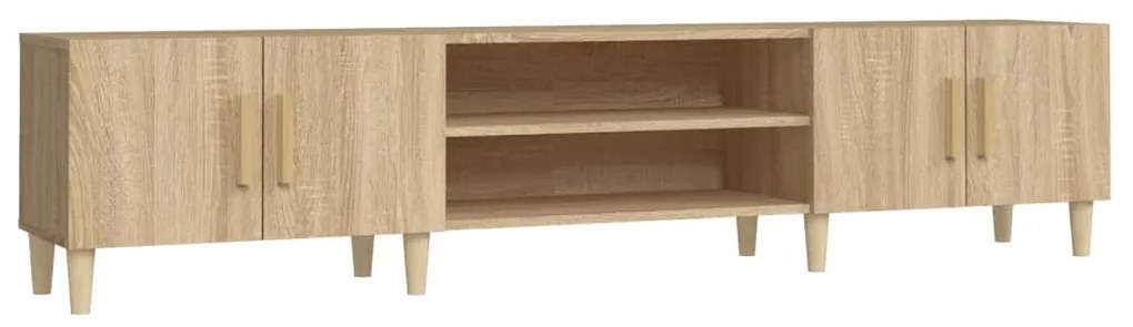 816259 vidaXL ТВ шкаф, дъб сонома, 180x31,5x40 см, инженерно дърво