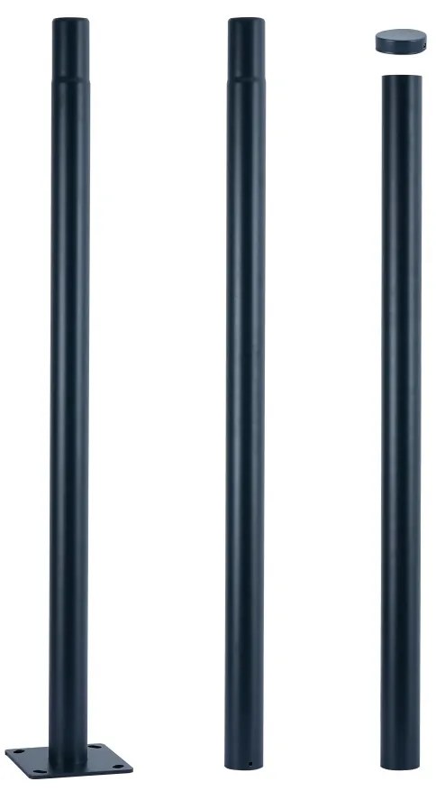 Brilagi - Метална тръба за уличен стълб URBAN 3 м, антрацит