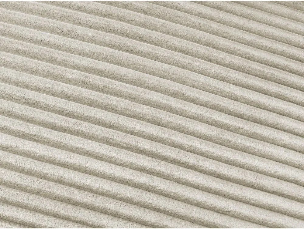 Бежов диван за ежедневно спане/сгъваем от рипсено кадифе 240 cm Hugo – Bobochic Paris