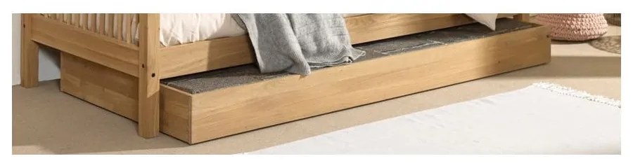 Кутия за съхранение на детско легло 90x200 cm в естествен цвят Forrest – Vipack