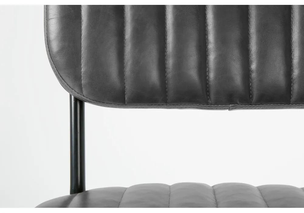 Черен трапезен стол Jake Worn - White Label
