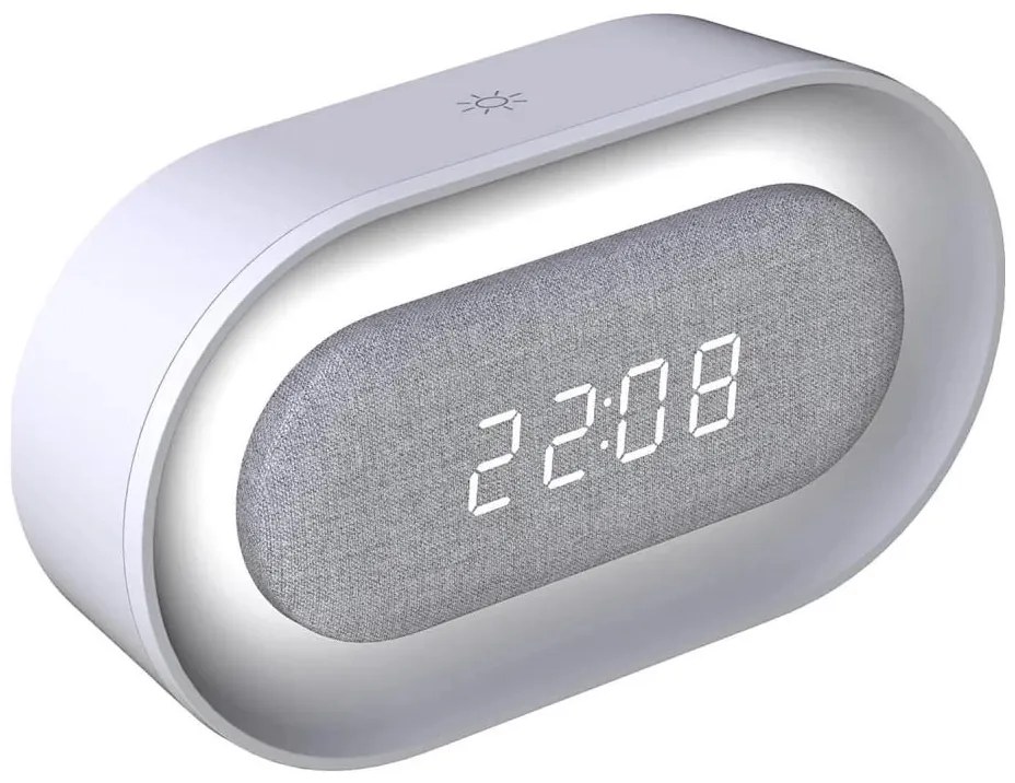 LED нощна лампа с будилник KAJA LED/1,3W/5V 3000K, димируема