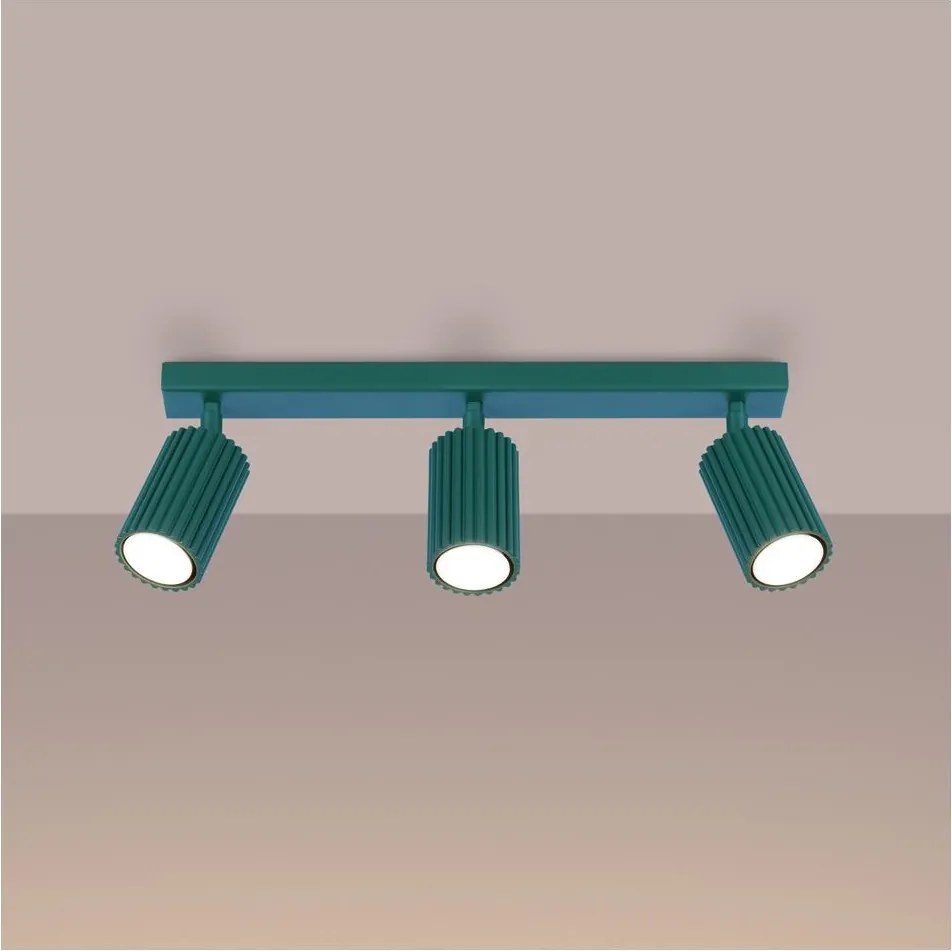 Brilagi - LED осветително тяло CRESTO 3xGU10/10W/230V тюркоазно