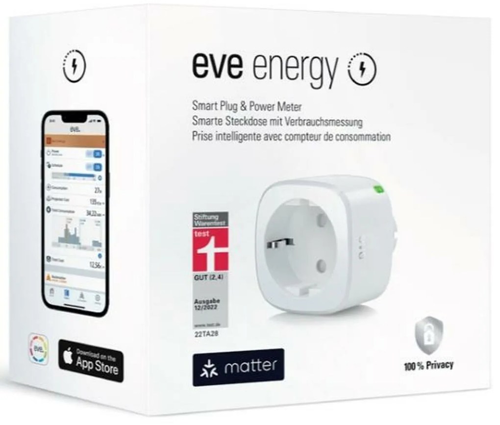 Смарт щепсел Eve Home 10EBO8351