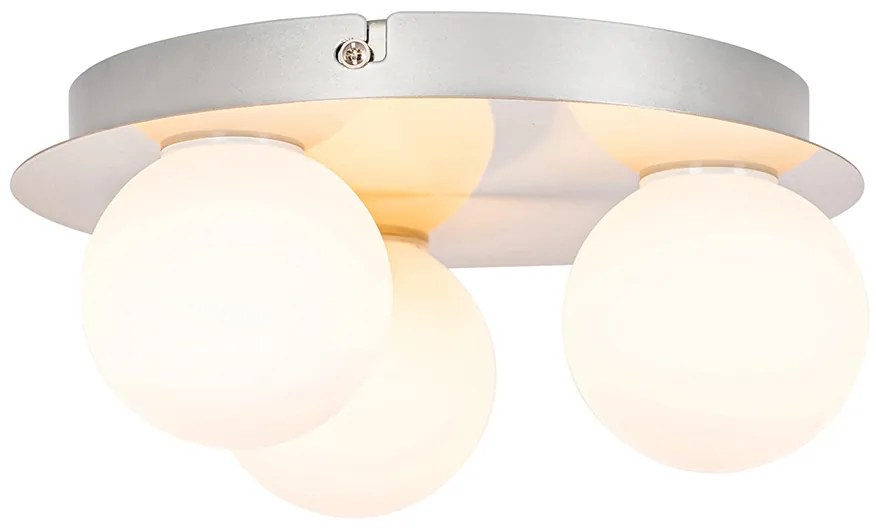 Модерна таванна лампа за баня стомана 3-светлина - Cederic