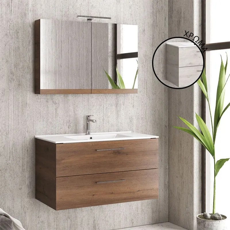 Обзавеждане за баня KARAG NEW ELSA 90 with drawers-Gkri